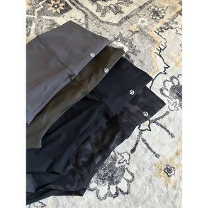 HeyNuts Essential 7/8 Leggings, High Waisted Pants Athletic Yoga Pants 25''